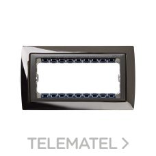 SIMON - MARCO C/BAST.5MOD.ESTR.S82CENT.ACERO OSC