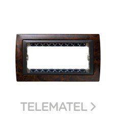 SIMON - MARCO C/BAST.5MOD.ESTR.82CENT.RAIZ NOGAL