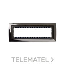 SIMON - MARCO C/BAST.8MOD.ESTR.S82CENT.ACERO OSC