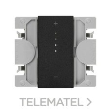 SIMON - Master interruptor regulable SIMON 270 iO con tecla estrecha negro mate