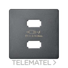 SIMON - PL.CAR.SIMON 82 2xUSB 5V DC 2.1 TIPO TIT