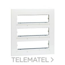 SIMON - PLACA CENTRALIZACION 3 FILAS S.27 BL.NV.