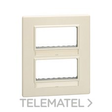 SIMON - PLACA CENTRALIZ.2 FILAS S.27 MARFIL