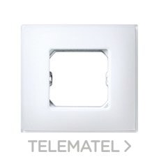 SIMON - PLACA 1 ELEM.S.27 BLANCO MATE