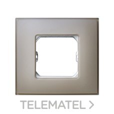 SIMON - PLACA 1 ELEM.S.27 GRIS MATE