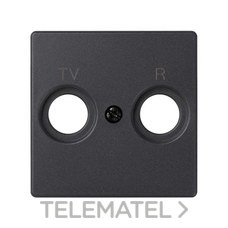 SIMON - PLACA TOMA R-TV SIMON 82 NEGRO MATE