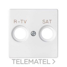 SIMON - PLACA TOMA R-TV+SAT SIMON 82 BLANCO MATE