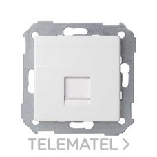 SIMON - PL.V&D UNV.PNA.C/G POLVO 1 RJ45 BL.MT.