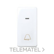 SIMON - PULS.CAMPANA Y LUMIN.ESTR.S27 BL.NIEVE