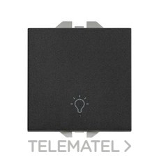 SIMON - PULSADOR LUZ ANCHO SIMON 270 NEGRO MATE