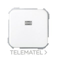 SIMON - PULS.SIN GRABADO C/LUMIN.S.31 BL.NIEVE