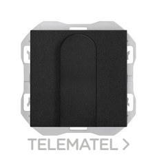 SIMON - SALIDA CABLES SIMON 270 NEGRO MATE