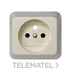 SIMON - TAPA ENCHUFE 2P+TT FRANCES S.73 MARFIL