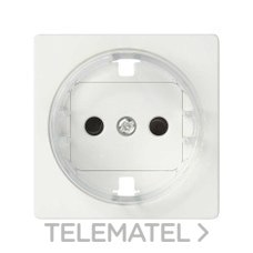 SIMON - TAPA ENCHUFE SEMI-SUPERF.S.87 BL.NIEVE