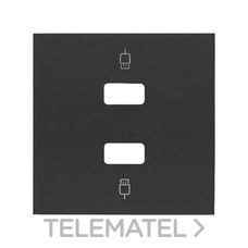 SIMON - TAPA SIMON 100 P/2 CTR.USB 2M NG MT