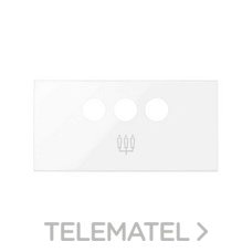 SIMON - TAPA PARA CONECTOR 3RCA SIMON 100 BLANCO