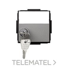 SIMON - TAPA C/LLAVE S.27 SCUDO GRIS ESMERIL