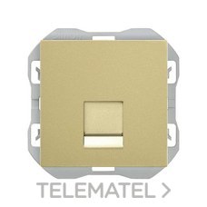 SIMON - Tapa SIMON 270 RJ45 con conector bronce