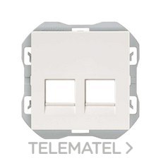 SIMON - TAPA RJ45 doble SIMON 270 BLANCO