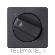 SIMON - TAPA+BOTON CONM.ROT.3 POS.S.82 GRAFITO