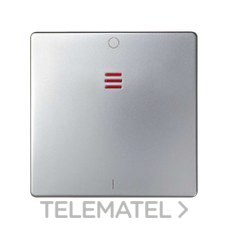 SIMON - TECLA INT.BIP.16A C/PILOTO S.82 ALUMINIO