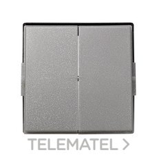 SIMON - TECLA DOBLE S.27 SCUDO GRIS ESMERIL