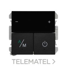 SIMON - Termostato suelo radiante eléctrico iO negro mate