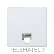 SIMON - TOMA TELEF.6 CONEX.ANCHO S.27 BL.NIEVE