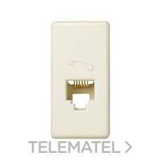 SIMON - TOMA TELEF.6 CONEX.ESTR.S.27 MARFIL