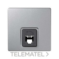 SIMON - TOMA TELEF.RJ-11 S.73 LOFT ALUMINIO